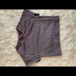 cropped workout top